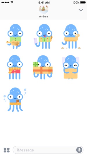 Eliot – Funny Octopus Stickers(圖3)-速報App