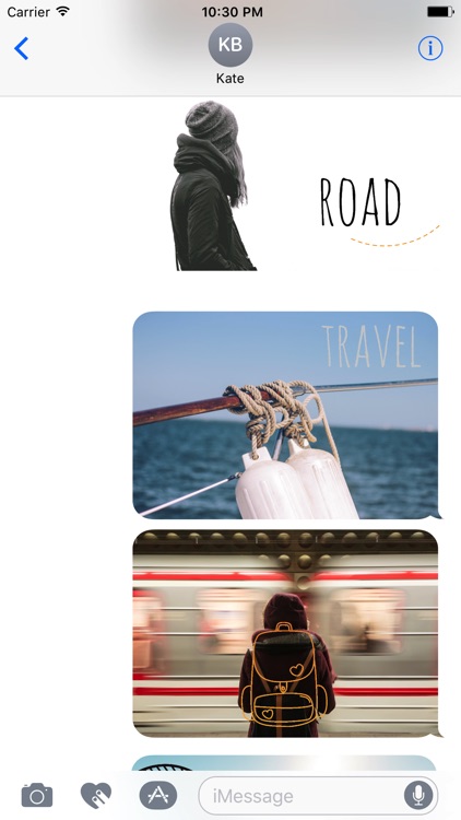 Animated Cute Travel Stickers