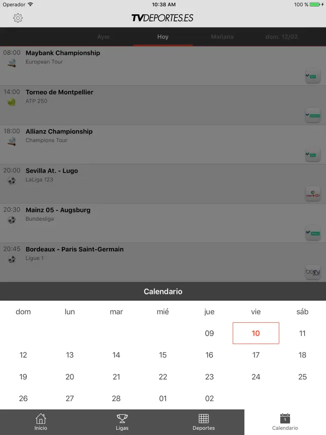 Captura de Pantalla 2 TVDeportes iphone