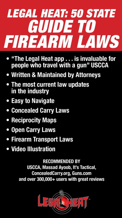 Legal Heat - 50 State Guide to Firearm Law