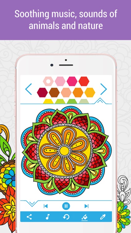 Anti-stress Coloring Book Calm screenshot-3