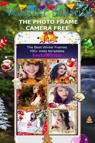 Christmas Frame - Camera Sticker, Take Photo screenshot 2
