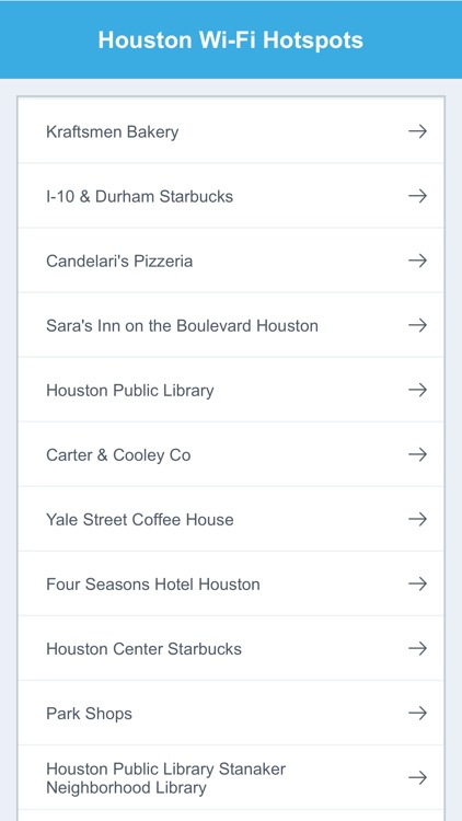 Houston Wifi Hotspots