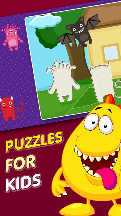 子供のためのモンスターパズルゲーム screenshot1