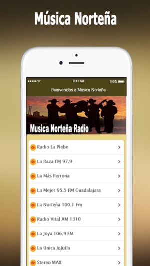 Musica Norteña: Las Mejores Radios Norteñas Online(圖1)-速報App