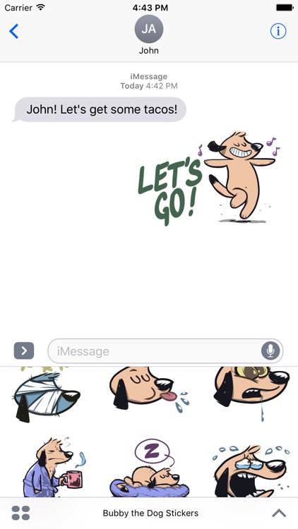 Bubby the Dog Stickers