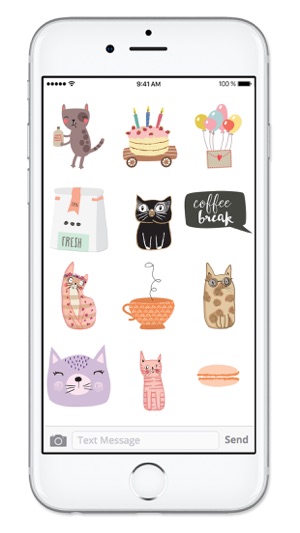 Cats and Coffee Sticker Pack(圖5)-速報App