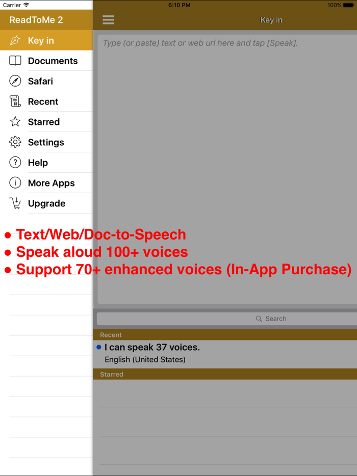 ReadToMe 2 Text-to-Speech