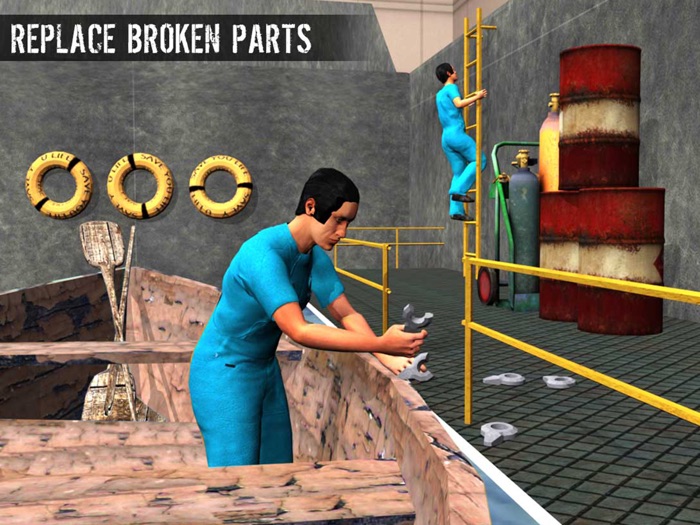 Cargo Ship Mechanic Simulator PRO Workshop Garage