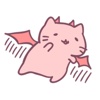 Nancy Pink Cat Stickers
