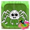 Tap Spiders Paint Game For Kid