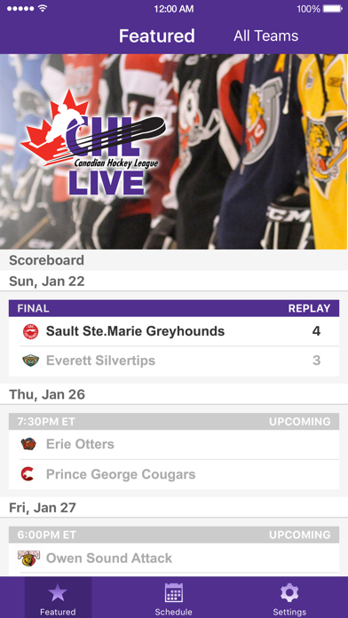 CHL Live screenshot 2