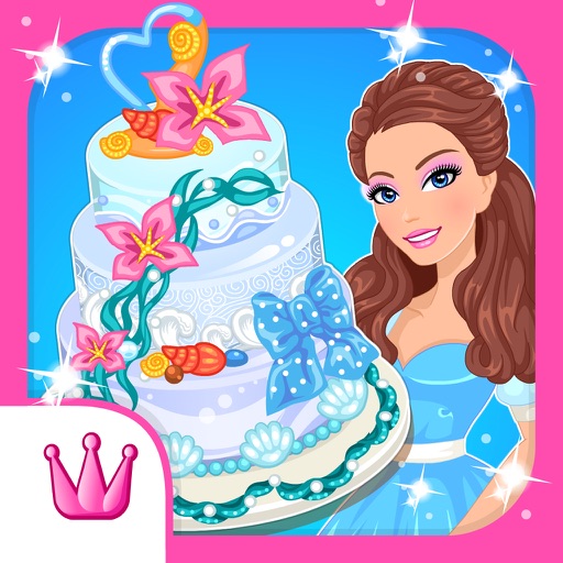 Beach Wedding Cake Icon