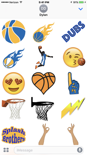 Warriors Basketball Stickers(圖2)-速報App