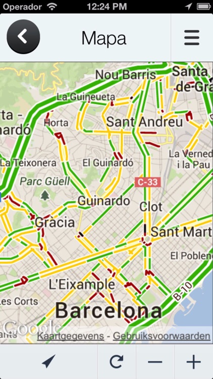 Road information Spain (ES) Real time Traffic Jam