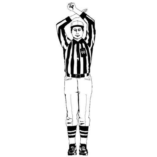 American Football Referee Signals Stickers icon