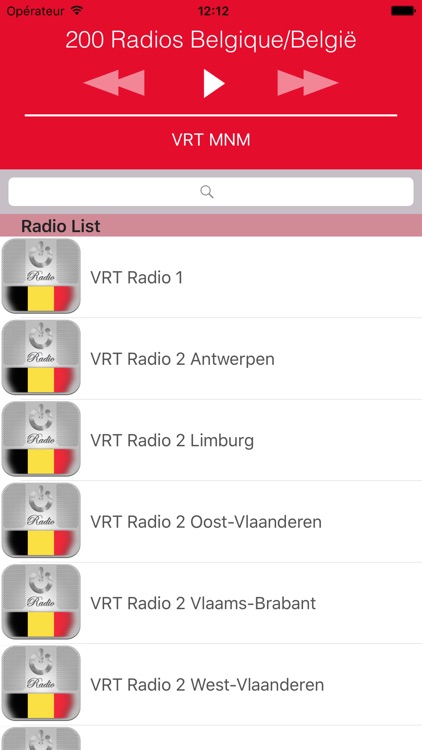 200 Radios Belges : Actu, Musique, Foot (BE)