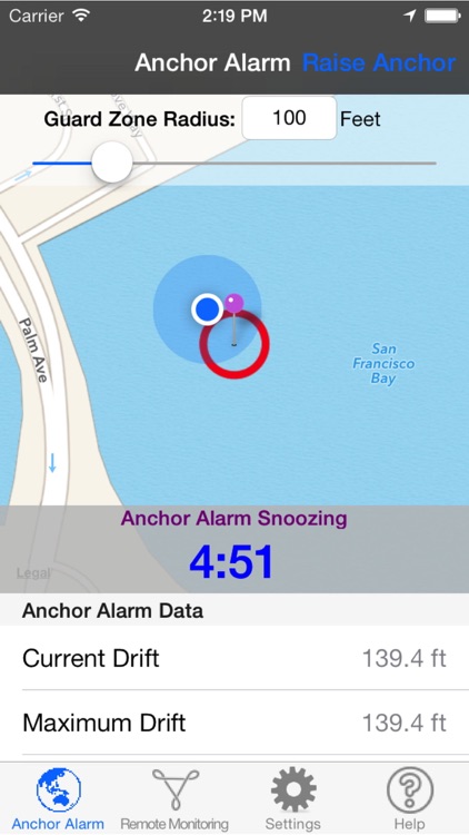 Anchor Alarm for Boaters