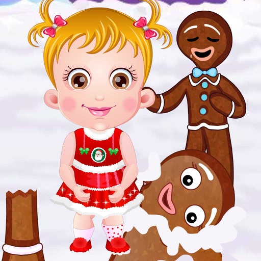 Baby Make Snowman at the Gingerbread House iOS App