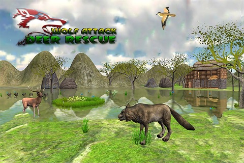 Stag Rescue Mission Game : kill Wolfs In Jungle screenshot 2