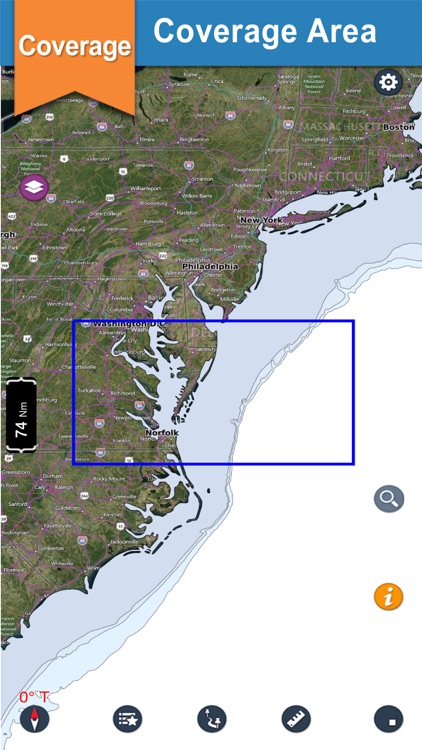 Virginia boating Nautical offline cruising charts