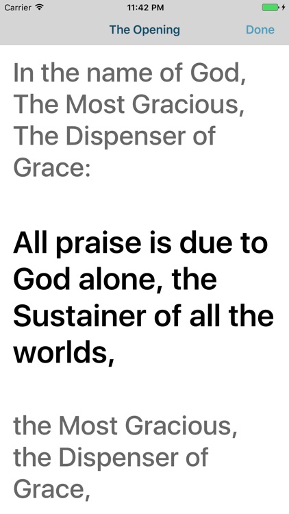 Prayer in English
