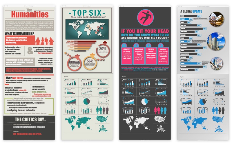 Infographic Templates for Pages thumbnail 3