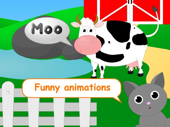 Игра для детей и малышей про животных еду и машины screenshot 3