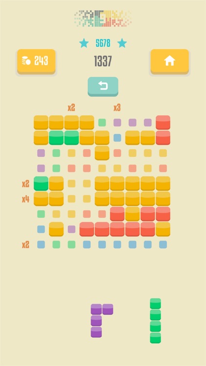 9squared! - Stack and match colored blocks puzzle screenshot-3