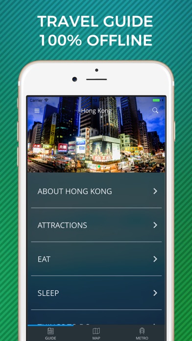 How to cancel & delete Hong Kong Travel Guide with Offline Street Map from iphone & ipad 1