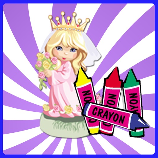 Coloring pages Chibi Princess Finger Painting book iOS App