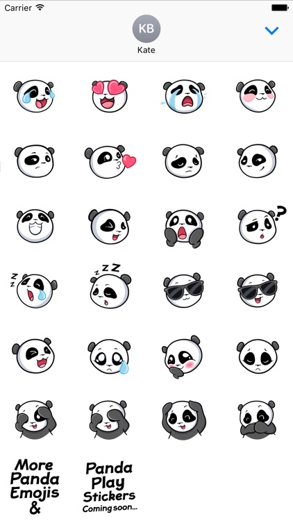 Pandamoji - Emoji Panda Stickers for iMessage