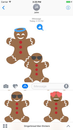 Gingerbread Man Stickers | Premium Colle