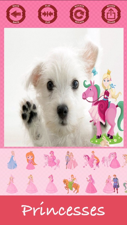 Princesses photo editor sticker maker screenshot-4