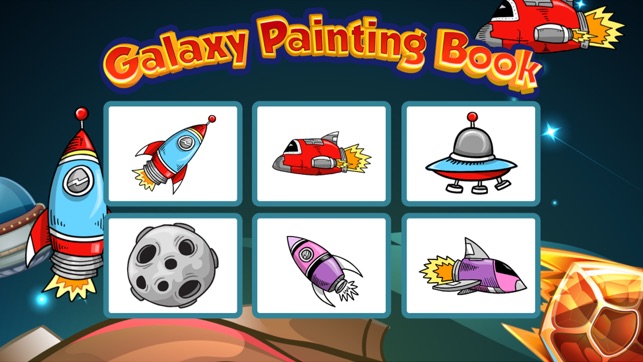 Galaxy Painting Book : Coloring Pages ga