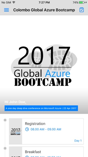 Colombo Global Azure Bootcamp(圖2)-速報App