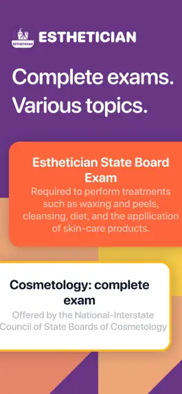 Game screenshot Esthetician Exam Prep mod apk