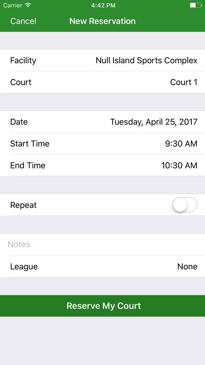 ReserveMyCourt