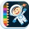 Space Adventure Coloring Book