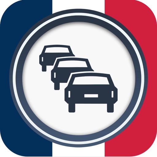 Road information France (FR) Real time Traffic Jam Icon