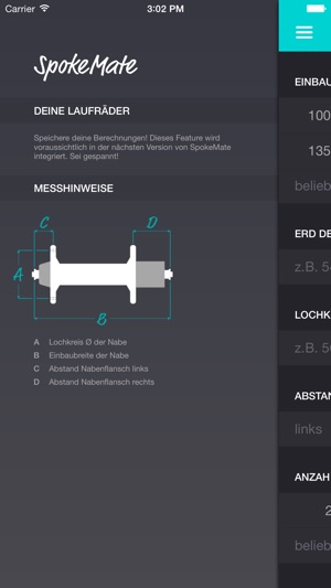 SpokeMate: Speichenlängen-Rechner(圖3)-速報App