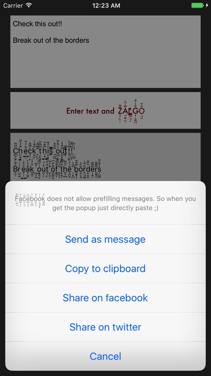 Zalgo text