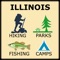 This Application lists all CAMPGROUNDS & RV sites, HIKING TRAILS, RECREATIONAL PARKS, FISHING LAKES and MARINAS in the State