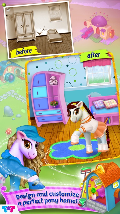Pony Care Rainbow Resort - Enchanted Fashion Salon screenshot-4