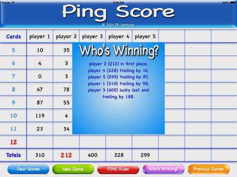 Ping Score screenshot 2