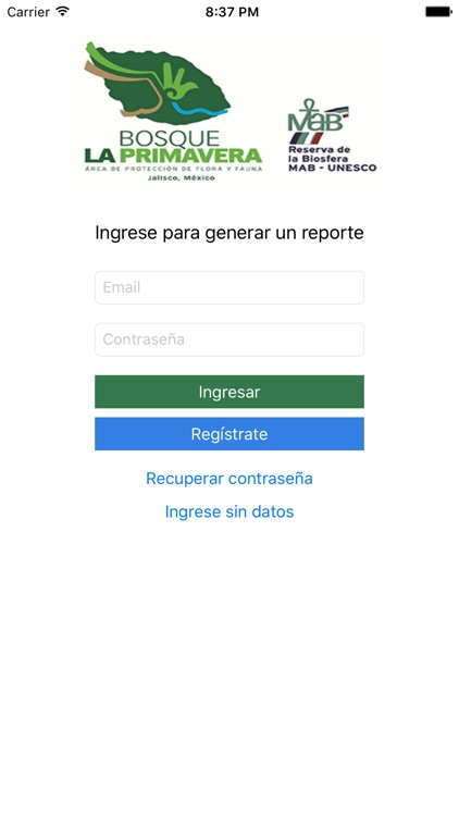 Reportes Bosque de la Primavera