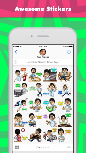 Stiker Jombloh: Sendiri Tidak Sepi oleh Choppic(圖1)-速報App