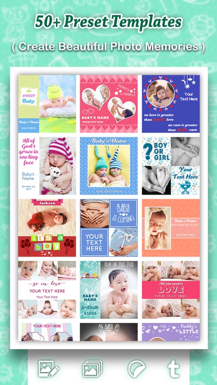 Baby Photo Shoot : Beautify Baby Milestones & Pics screenshot-4