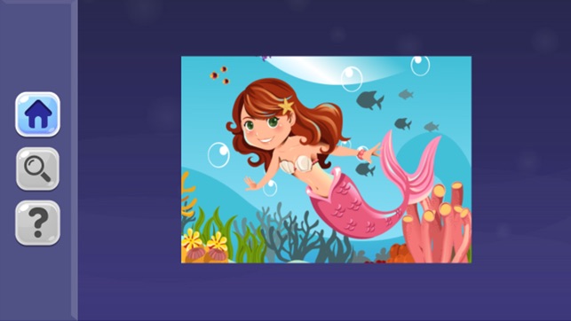 Mermaid Princess Jigsaw Puzzle Games for Toddler(圖5)-速報App