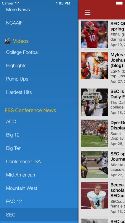 College Football News - Scores, Schedule & Ranking screenshot-4